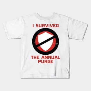 The Purge (I Survived...) - Cops Kids T-Shirt